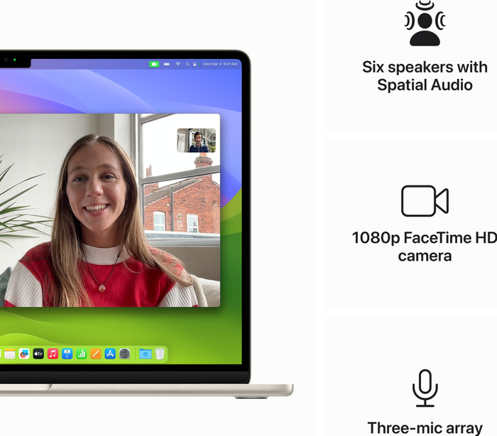 Apple MacBook Air 15 inches (2024) M3 (8-core CPU/10-core GPU) 16GB/512GB Starlight AZERTY visual supplier