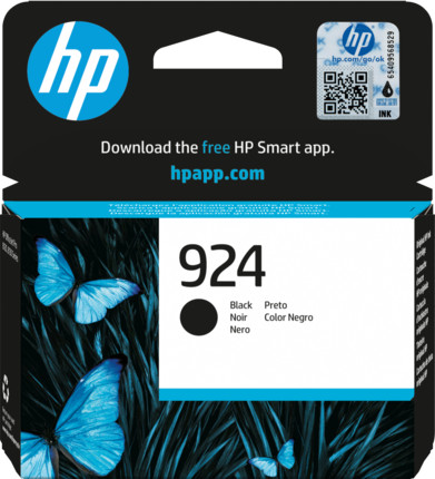 HP 924 Cartridge Black Main Image