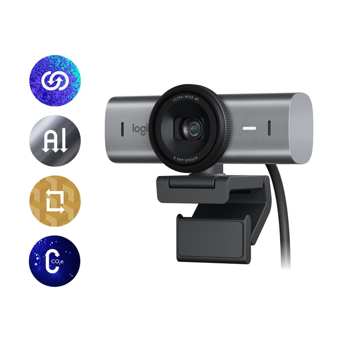 Logitech MX Brio Ultra HD 4K Webcam Zwart visual leverancier