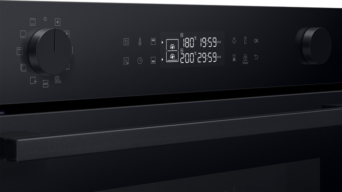 Samsung NV7B4450VAK Dual Cook detail