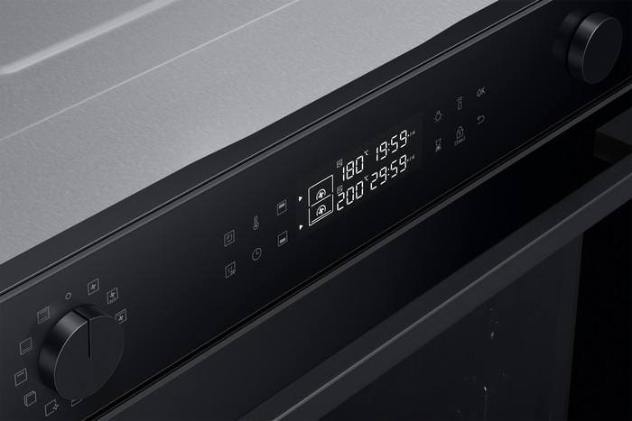 Samsung NV7B4450VAK Dual Cook detail