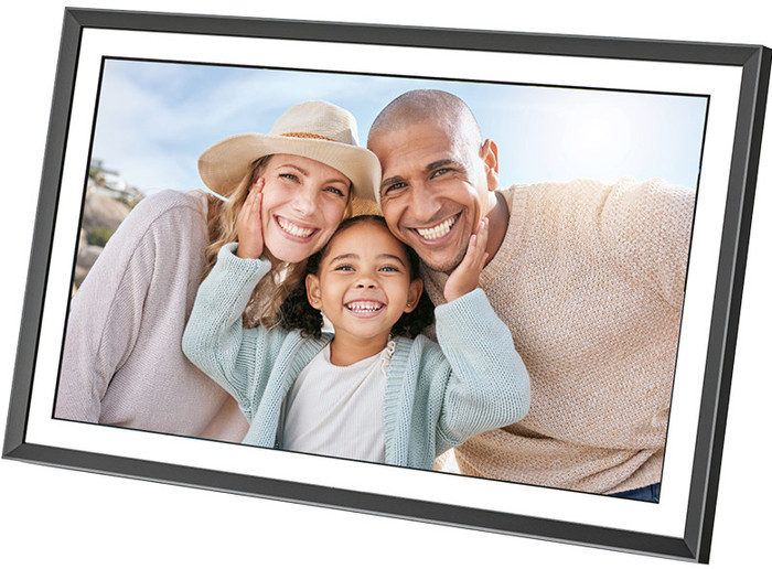 AgfaPhoto Frameo APF1560 15,6 Inch Zwart rechterkant