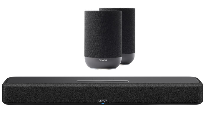 Denon Home Soundbar 550 + Denon Home 200 Black (2x) Main Image