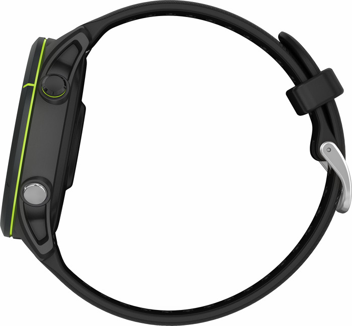 Garmin Forerunner 255 Music Zwart linkerkant