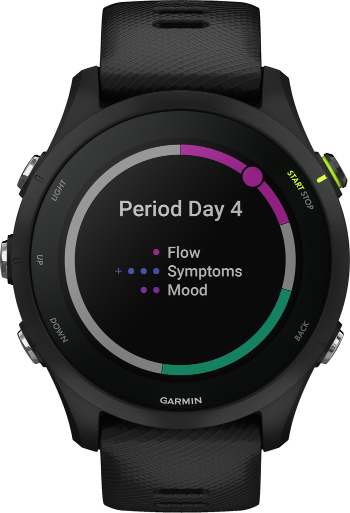 Garmin Forerunner 255 Music Zwart voorkant