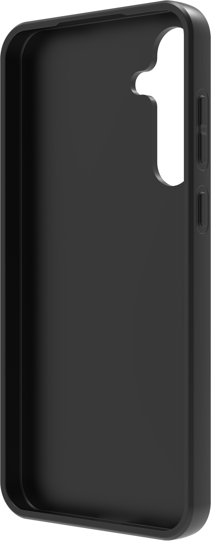 BlueBuilt Samsung Galaxy A55 Back Cover Zwart linkerkant