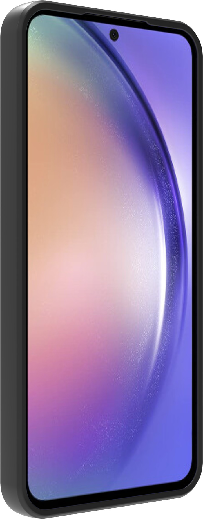 BlueBuilt Samsung Galaxy A55 Back Cover Zwart rechterkant