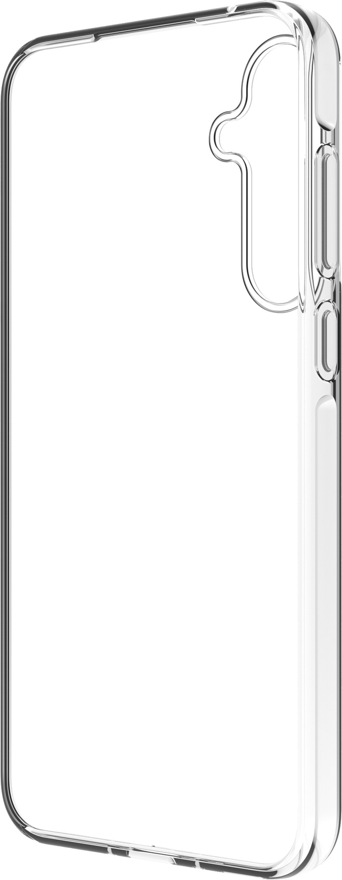 BlueBuilt Samsung Galaxy A35 Back Cover Transparant rechterkant