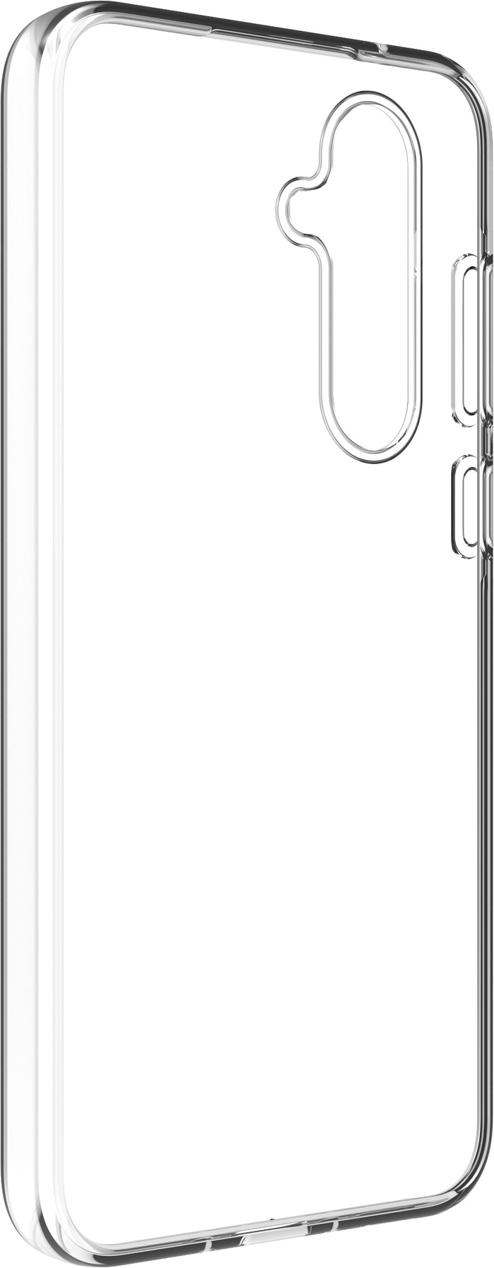 BlueBuilt Samsung Galaxy A35 Back Cover Transparant linkerkant