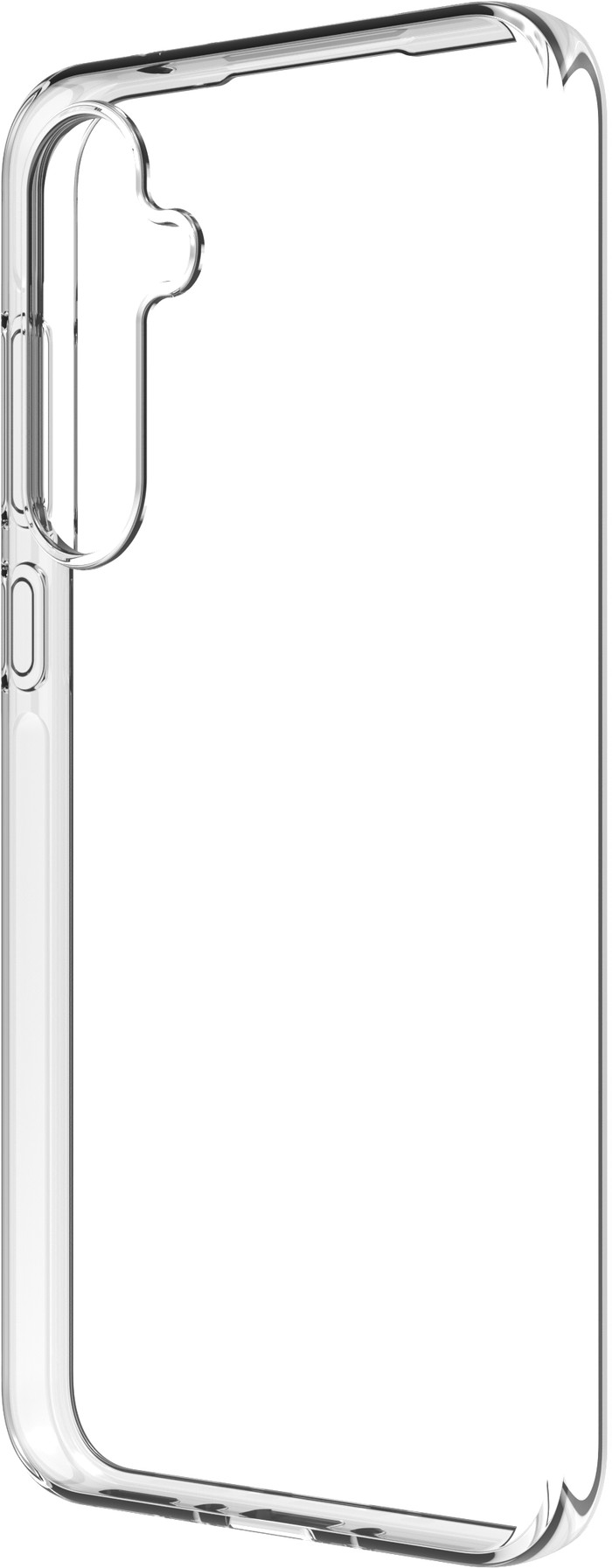 BlueBuilt Samsung Galaxy A35 Back Cover Transparant rechterkant