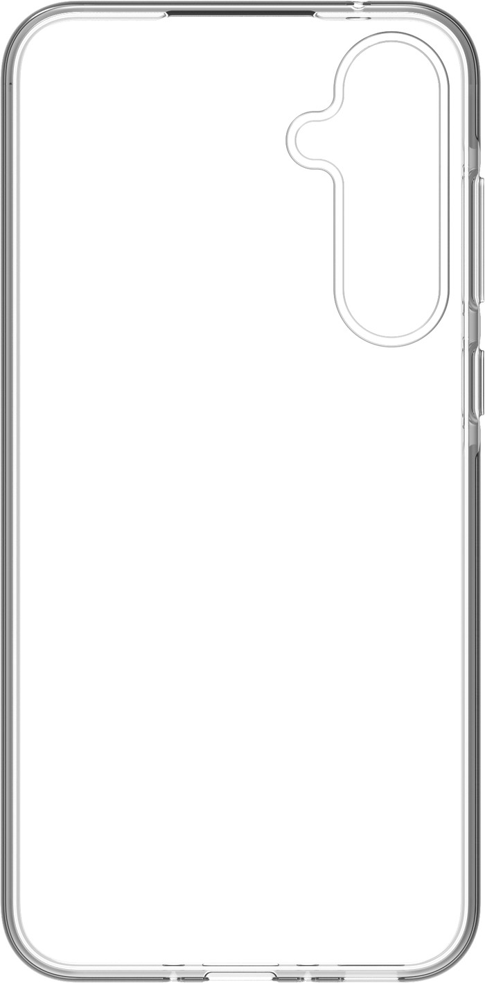 BlueBuilt Samsung Galaxy A35 Back Cover Transparant achterkant