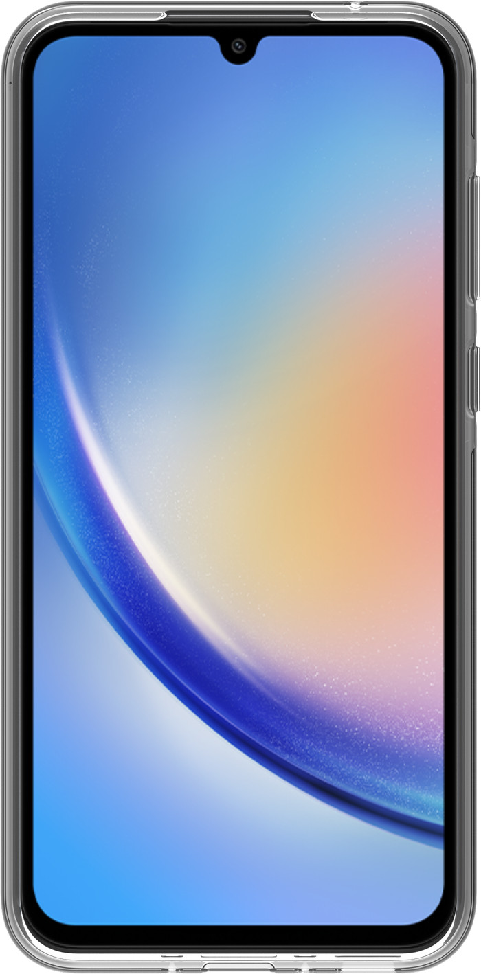 BlueBuilt Samsung Galaxy A35 Back Cover Transparant voorkant