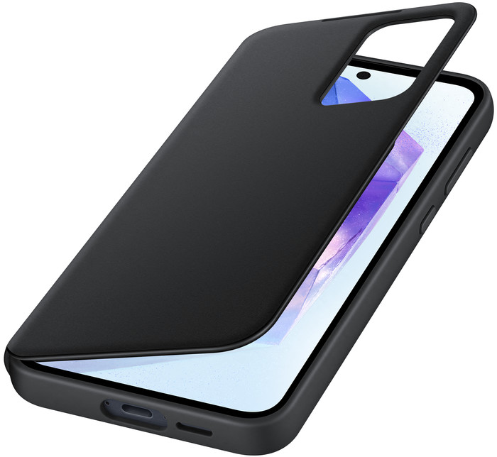 Samsung Galaxy A55 Smart View Book Case Black front