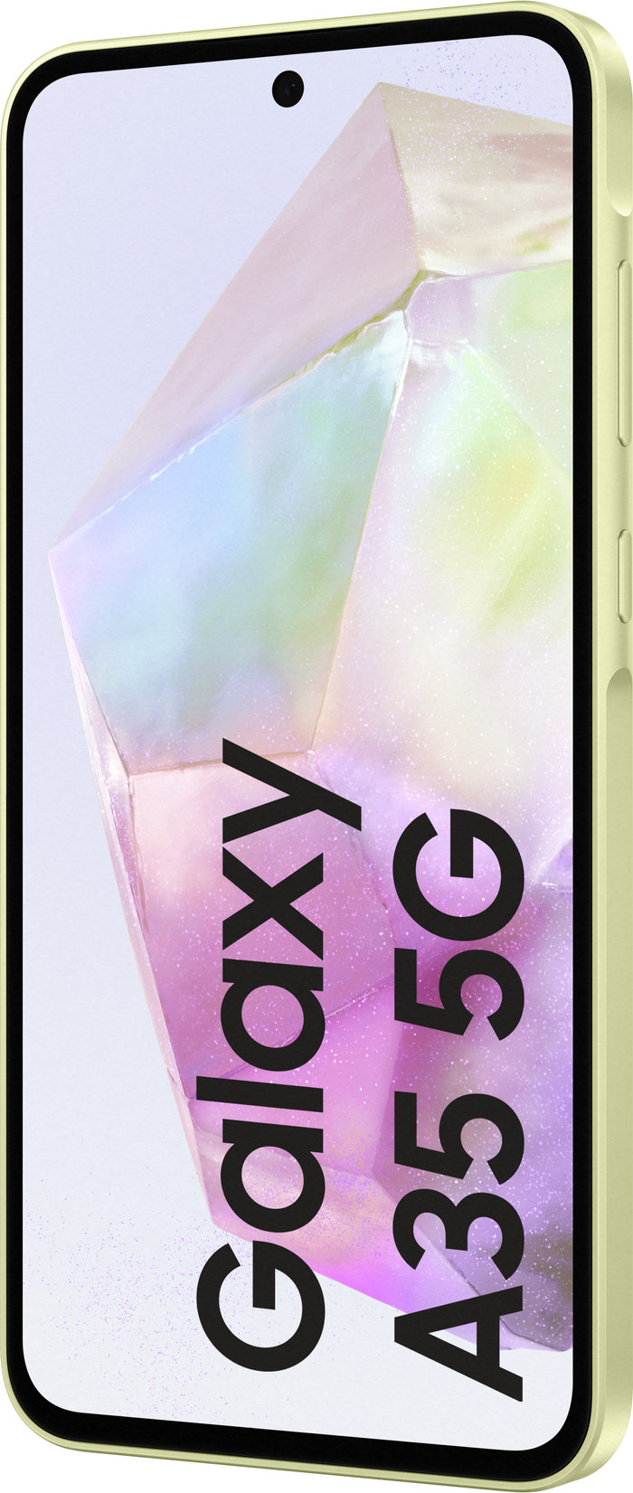 Samsung Galaxy A35 128GB Geel 5G voorkant