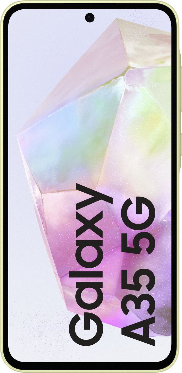 Samsung Galaxy A35 128GB Geel 5G voorkant