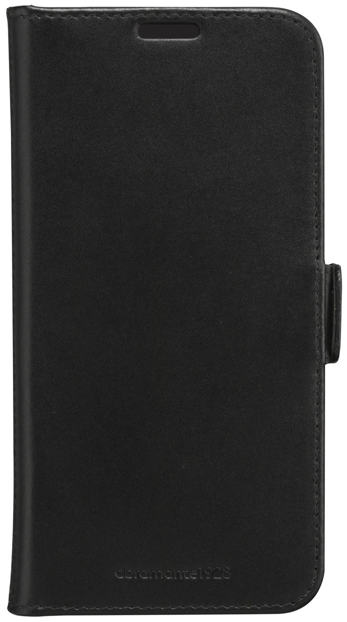 DBramante1928 Copenhagen Slim Samsung Galaxy A55 Book Case Leer Zwart voorkant