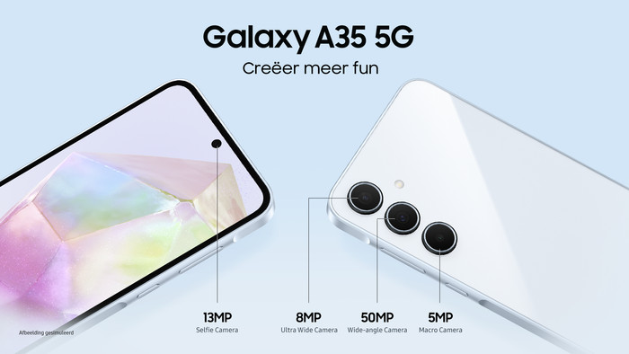 Samsung Galaxy A35 128GB Geel 5G visual leverancier