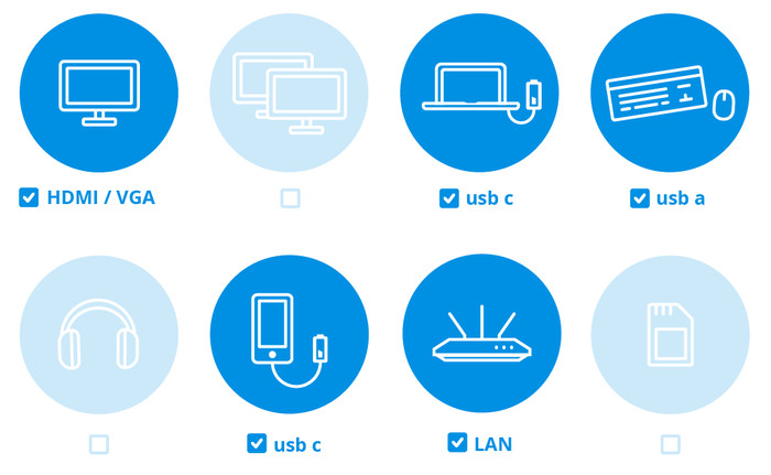 Microsoft Surface USB-C Travel Hub Bedraad USB 3.2 Gen 2 Zwart visual Coolblue 1