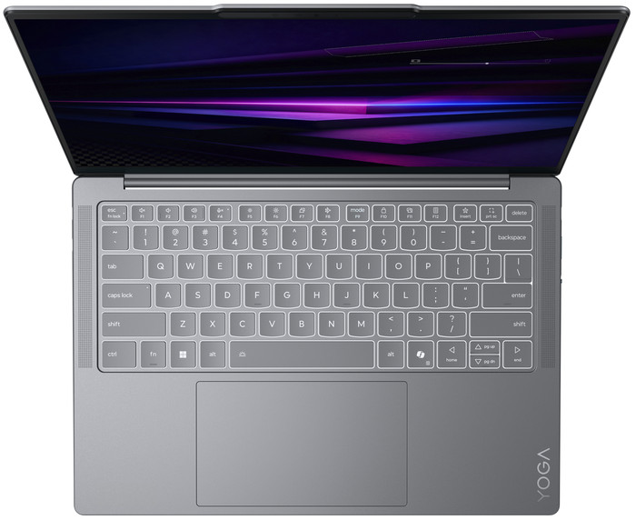 Lenovo Yoga Slim 7 OLED Copilot+ PC 14ILL11 83R0006TMH bovenkant