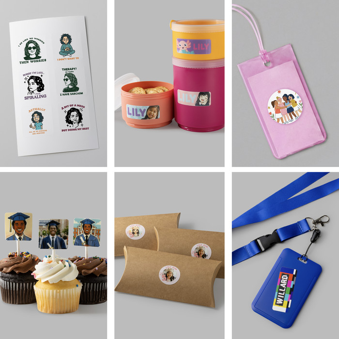Cricut Fotopakket voor StickerPix Print product in gebruik