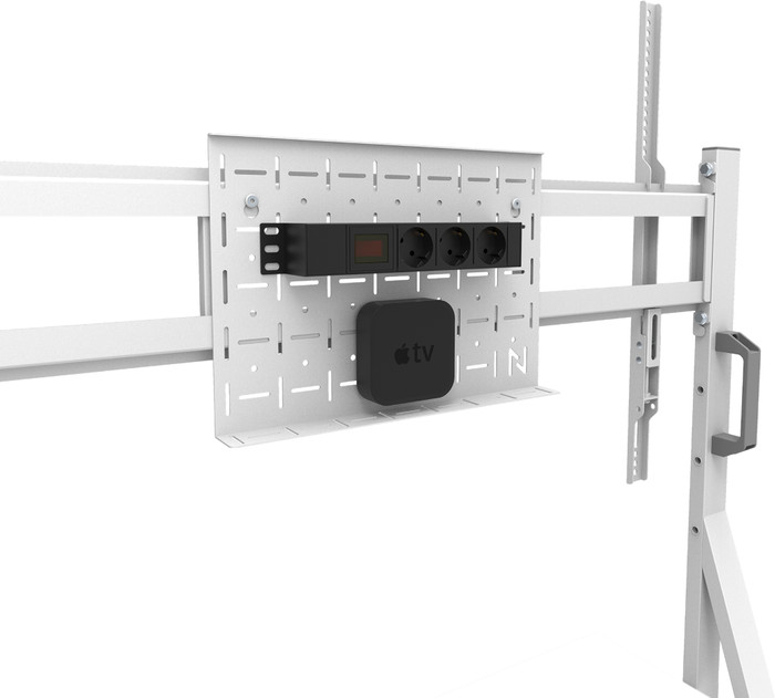 Neomounts MOVE Go FL50-525WH1 mobiele vloersteun Wit detail