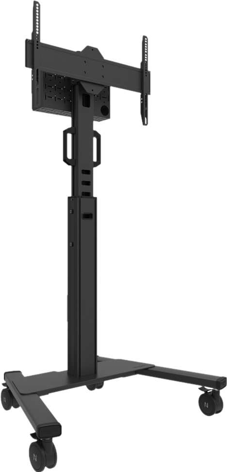 Neomounts MOVE Up FL50S-825BL1 Moveable Floor Mount Black left side