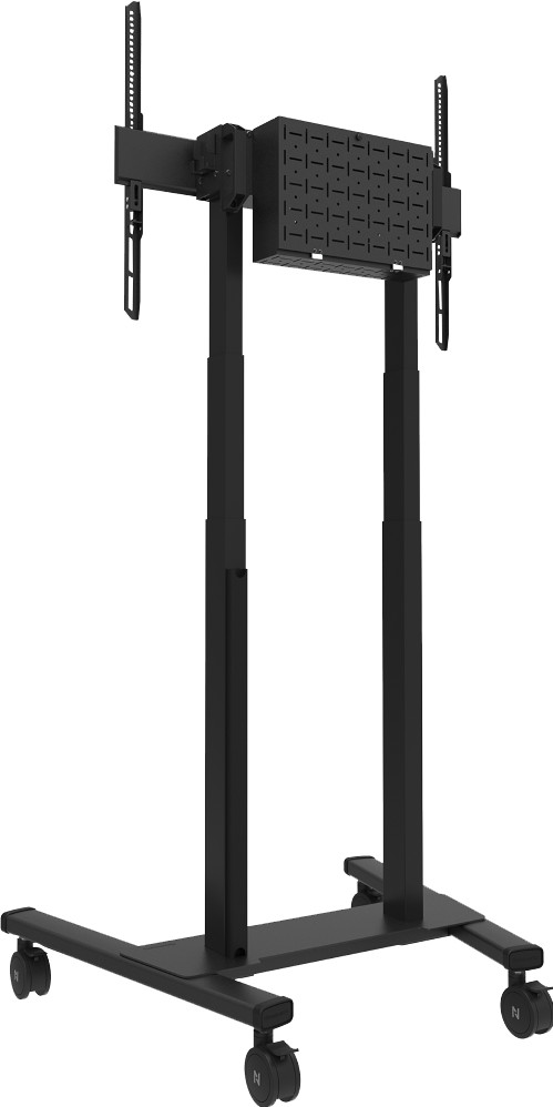 Neomounts MOVE Lift FL55-87BL1 gemotoriseerde vloersteun Zwart achterkant