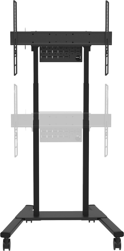 Neomounts MOVE Lift FL55-87BL1 gemotoriseerde vloersteun Zwart detail