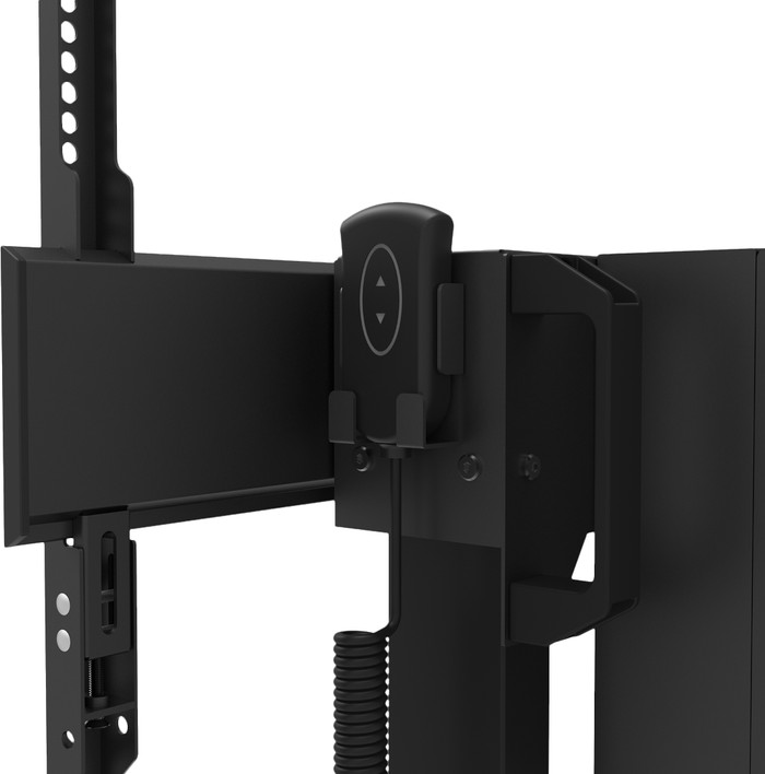 Neomounts MOVE Lift FL55-87BL1 gemotoriseerde vloersteun Zwart detail