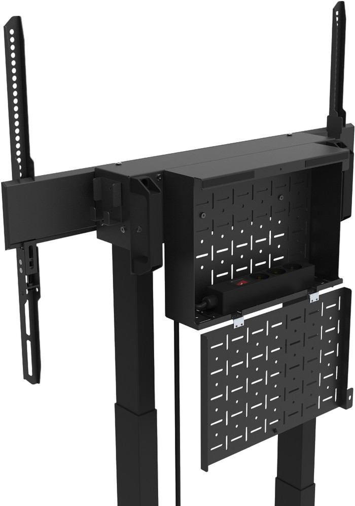 Neomounts MOVE Lift FL55-87BL1 gemotoriseerde vloersteun Zwart detail