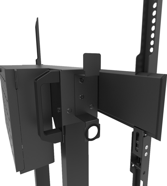 Neomounts MOVE Lift FL55-87BL1 gemotoriseerde vloersteun Zwart detail