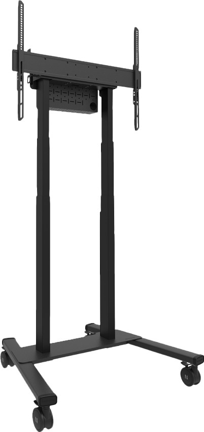 Neomounts MOVE Lift FL55-87BL1 gemotoriseerde vloersteun Zwart linkerkant