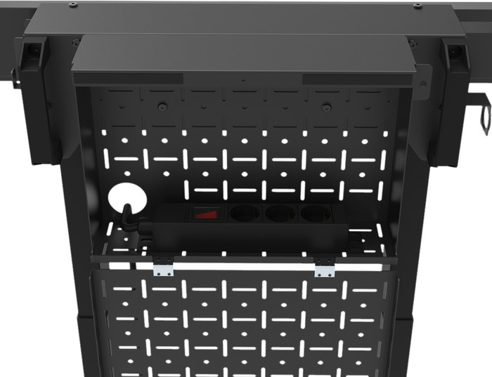Neomounts MOVE Lift FL55-87BL1 gemotoriseerde vloersteun Zwart detail