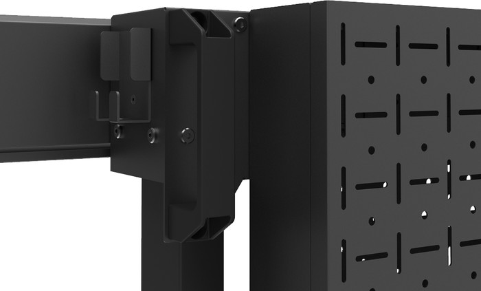 Neomounts MOVE Lift FL55-87BL1 gemotoriseerde vloersteun Zwart detail