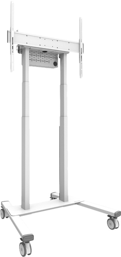 Neomounts MOVE Lift FL55-875WH1 gemotoriseerde vloersteun Wit linkerkant
