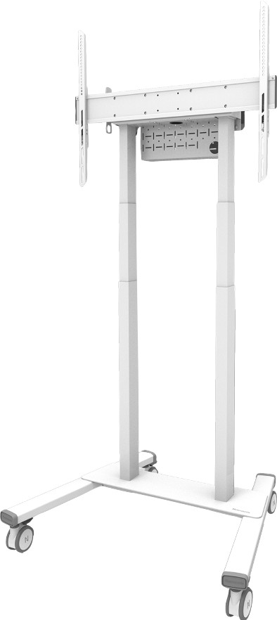 Neomounts MOVE Lift FL55-875WH1 gemotoriseerde vloersteun Wit rechterkant