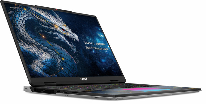 MSI Titan 18 HX Dragon Edition Draco Epic A2WJ-1262NL linkerkant