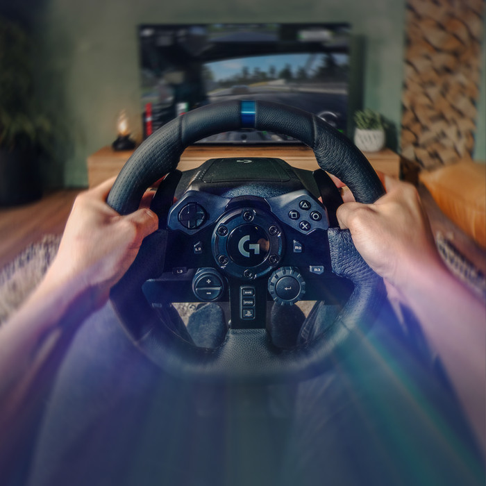 Logitech G923 TRUEFORCE PlayStation & PC + Driving Force Shifter visual leverancier