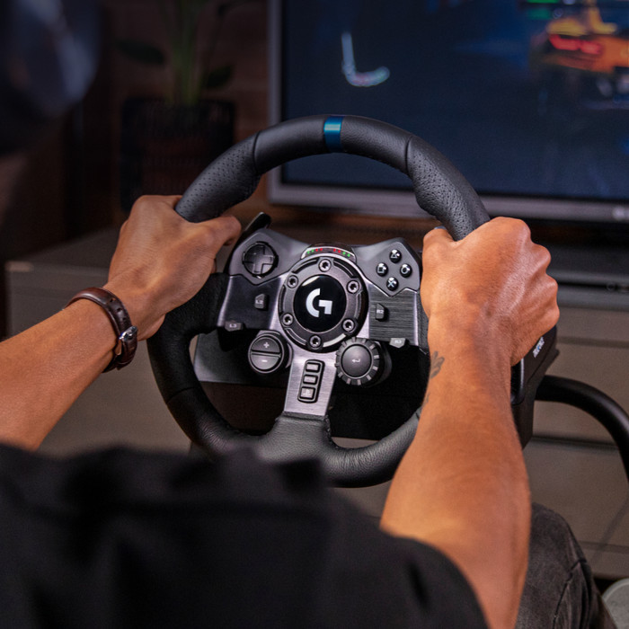 Logitech G923 TRUEFORCE PlayStation & PC + Driving Force Shifter visual leverancier
