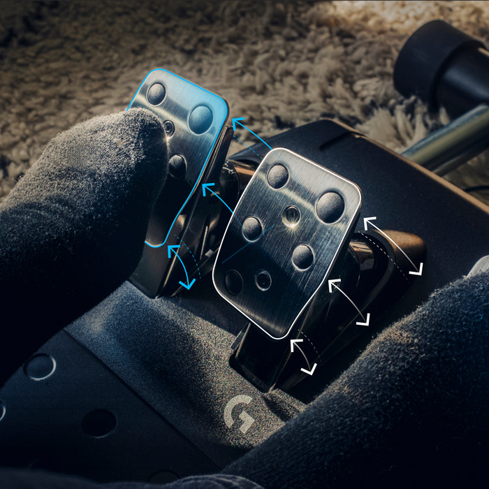 Logitech G923 TRUEFORCE PlayStation & PC + Driving Force Shifter detail