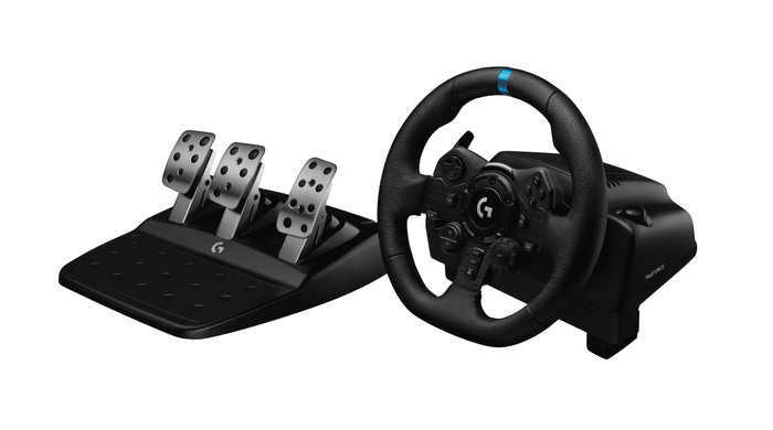 Logitech G923 TRUEFORCE PlayStation & PC + Driving Force Shifter samengesteld product