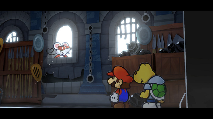 Paper Mario: The Thousand-Year Door Nintendo Switch product in use