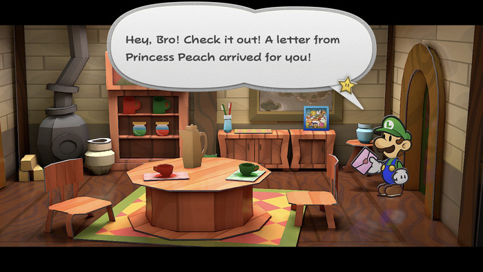 Paper Mario: The Thousand-Year Door Nintendo Switch product in use