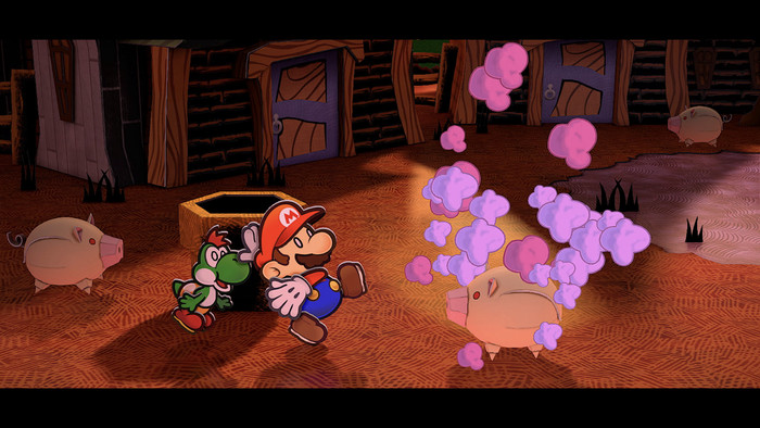 Paper Mario: The Thousand-Year Door Nintendo Switch product in use