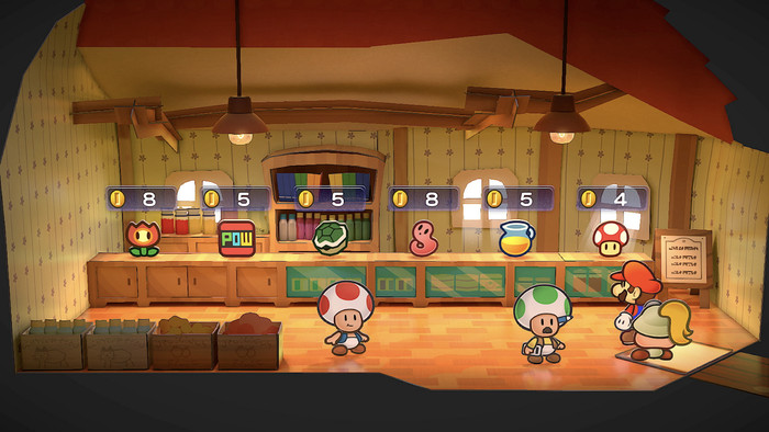 Paper Mario: The Thousand-Year Door Nintendo Switch product in use