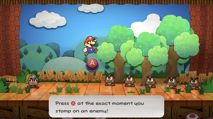 Paper Mario: The Thousand-Year Door Nintendo Switch product in use