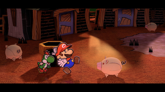 Paper Mario: The Thousand-Year Door Nintendo Switch product in use