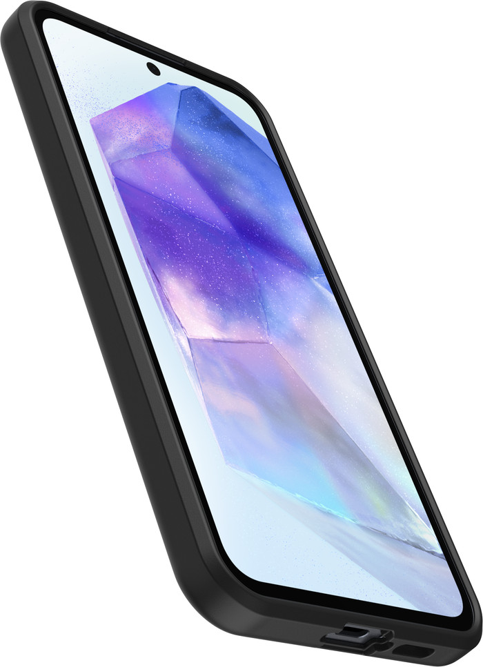 Otterbox React Samsung Galaxy A55 Back Cover Zwart voorkant