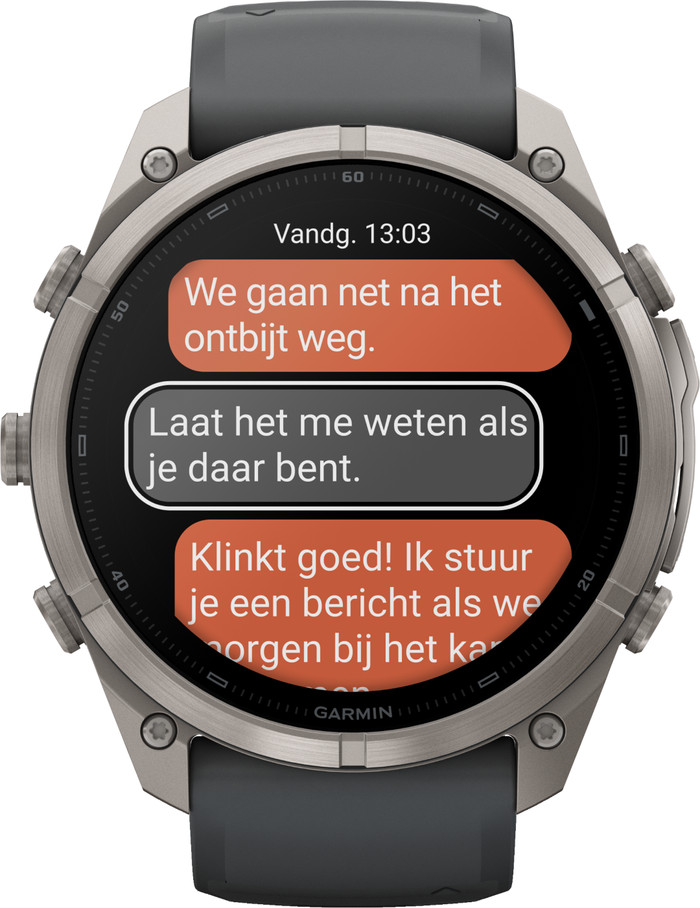 Garmin Fenix 9 Pro Zwart LTE 51mm voorkant