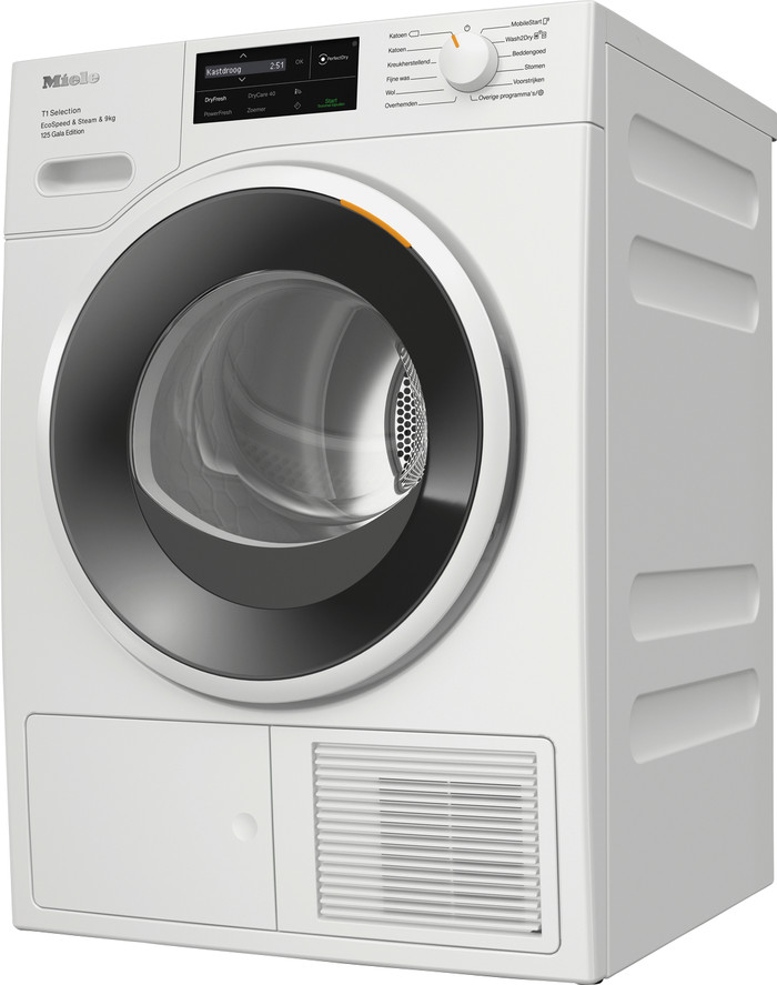 Miele WWB 380 WCS PowerWash + Miele TSL 683 WP EcoSpeed & Steam rechterkant